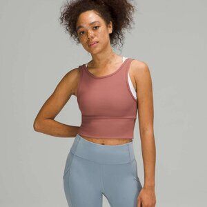 VGUC Lululemon Power Pivot Tank Spice Chai